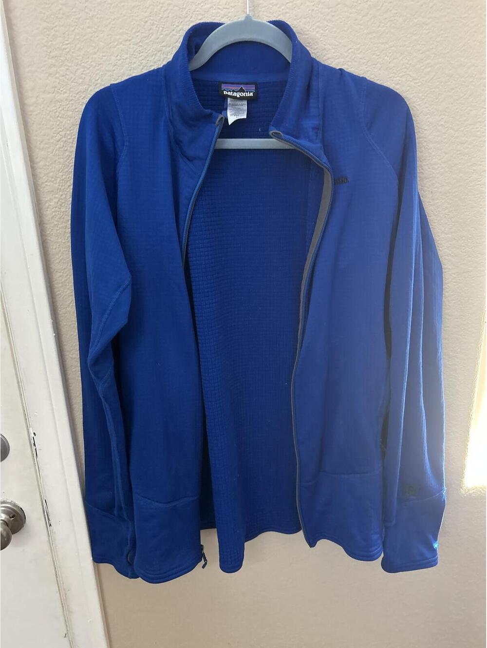 Patagonia Men's Blue Full-Zip Fleece Jacket Size L